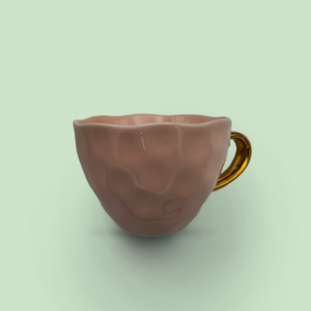 Modern Ceramic Mug with Gold Handle – Multiple Colors Available_img_3