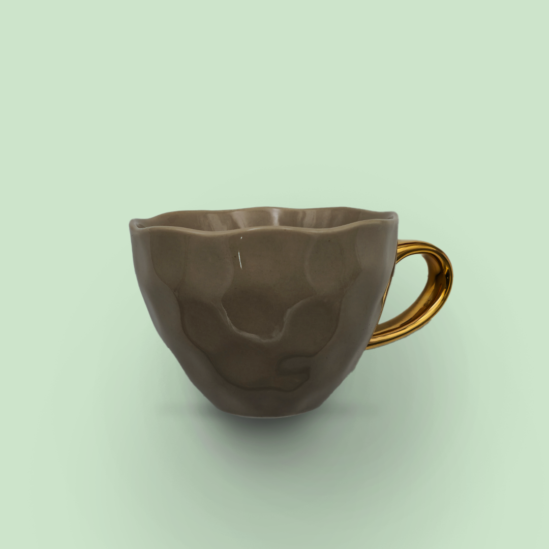 Modern Ceramic Mug with Gold Handle – Multiple Colors Available_img_1