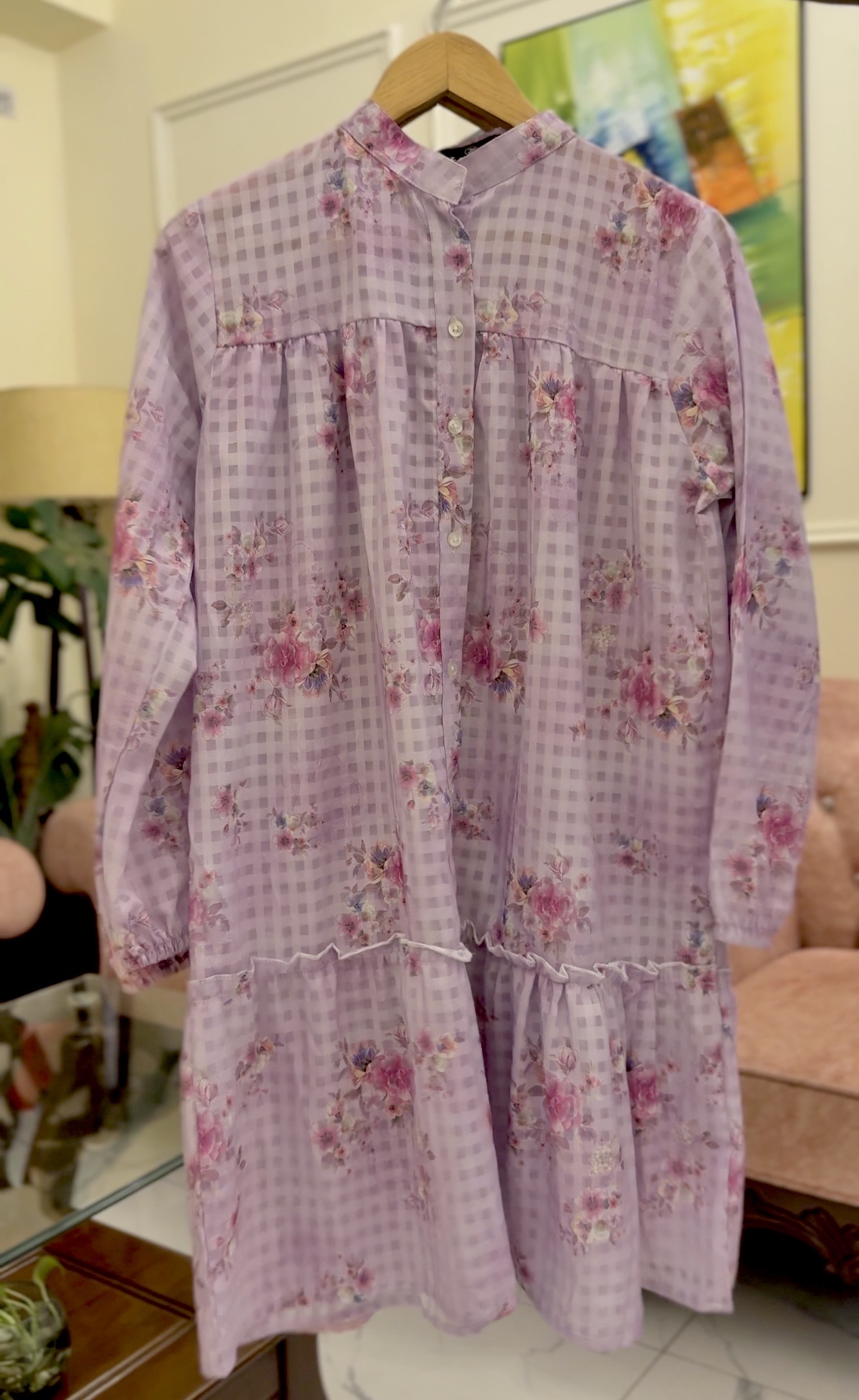 Lavender Floral Midi