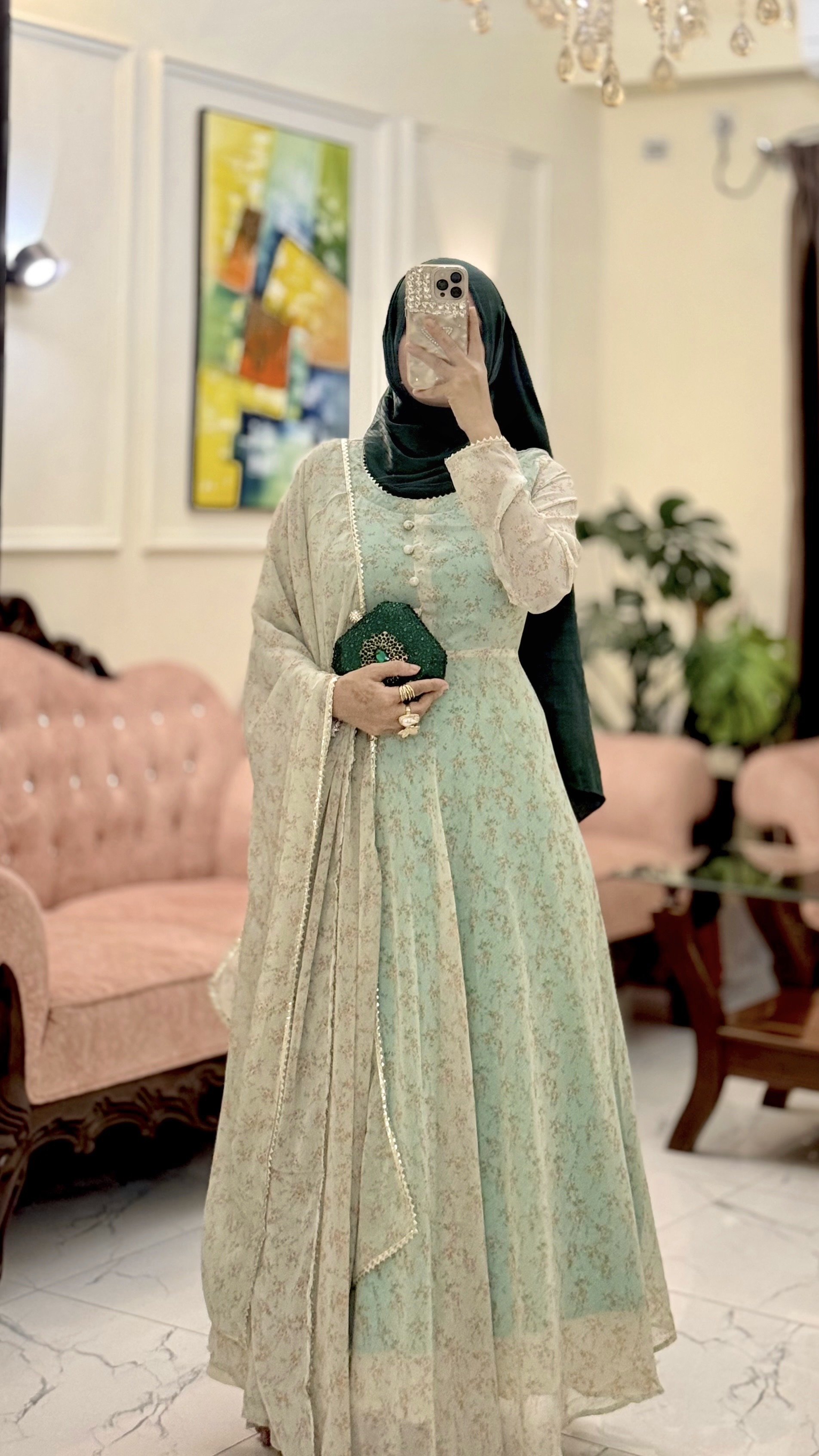 Anarkali Set (Minty Mist)_img_1