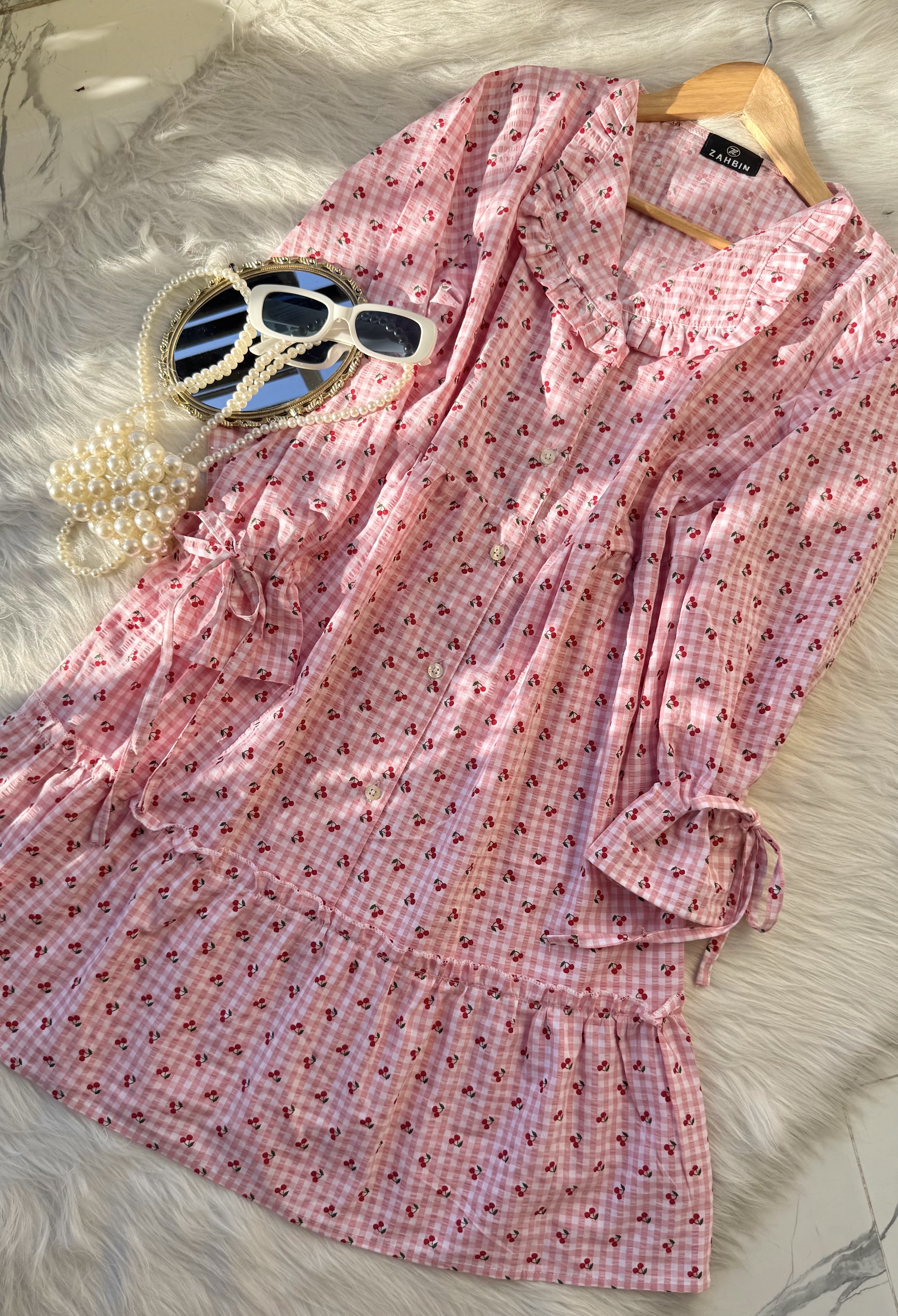 Picnic Gingham midi