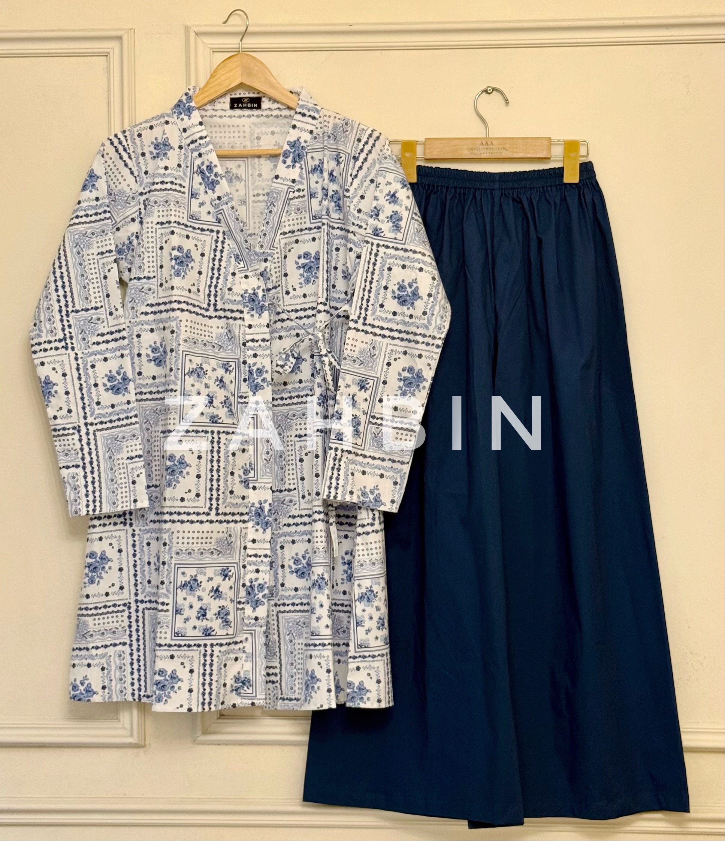 New Angrakha Set ( White & Blue)_img_3