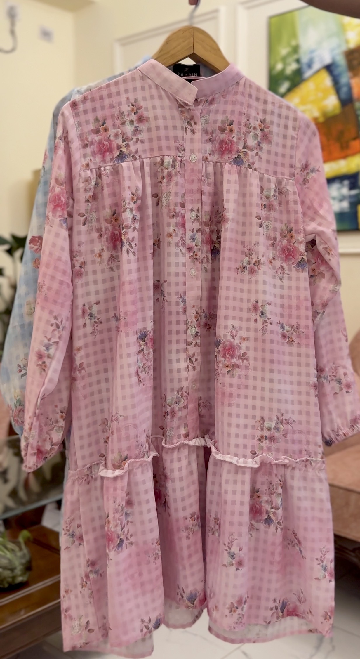 Pink Floral Midi