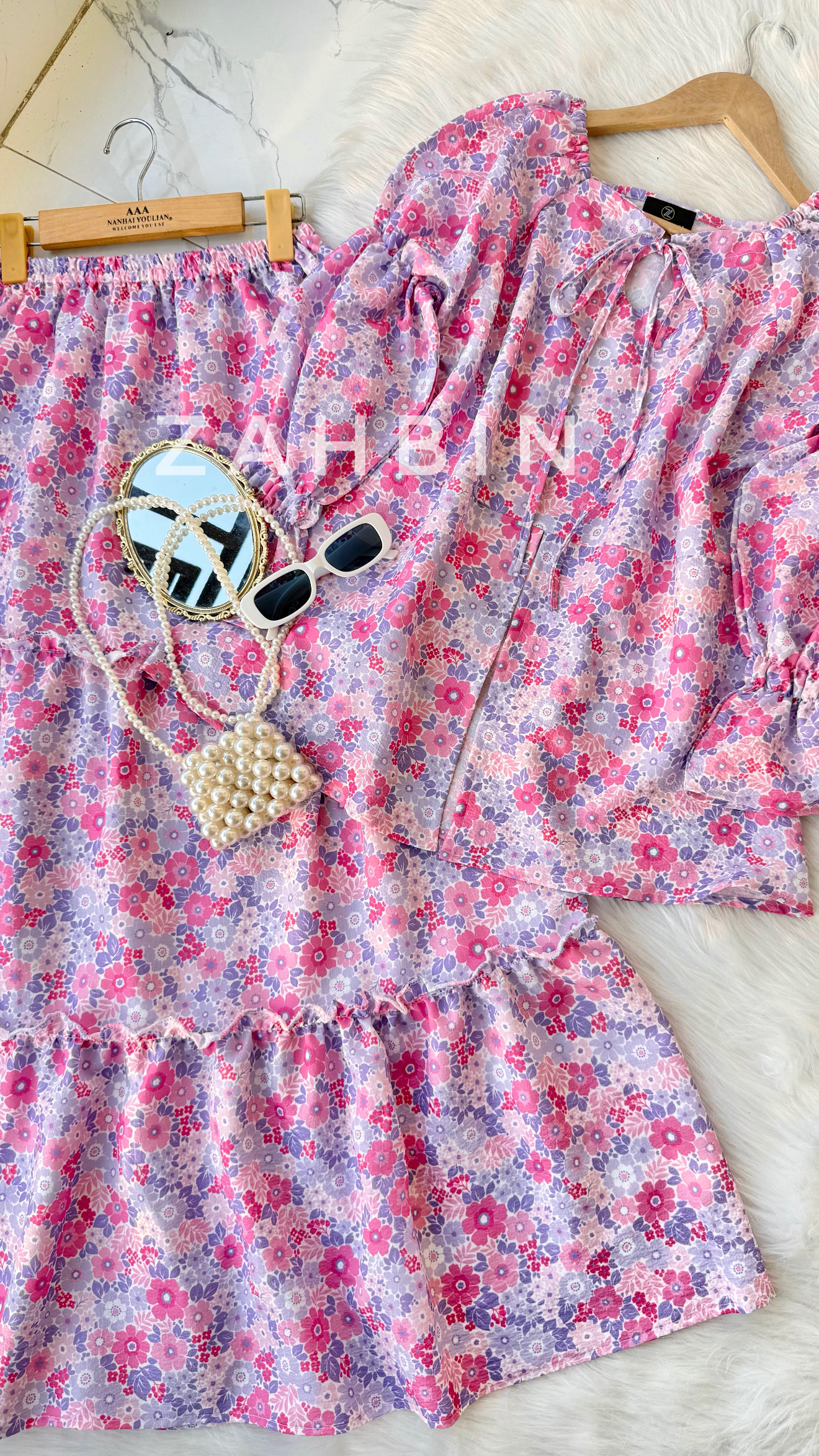 Purple Heart Skirt Set💗_img_3