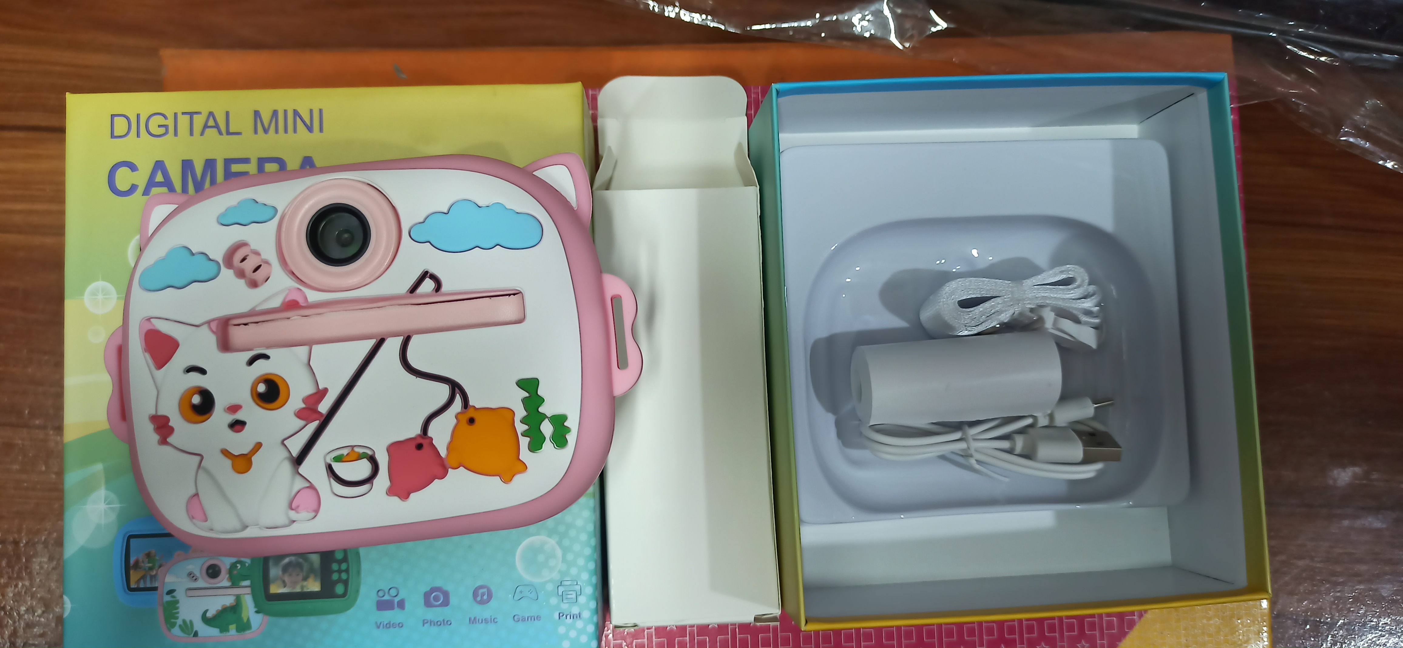 Kitty Children’s Instant Print Camera with 1080P HD Video & Thermal Printer (কিউট ক্যাট ডিজাইন কিডস ইনস্ট্যান্ট প্রিন্ট ক্যামেরা)_img_3