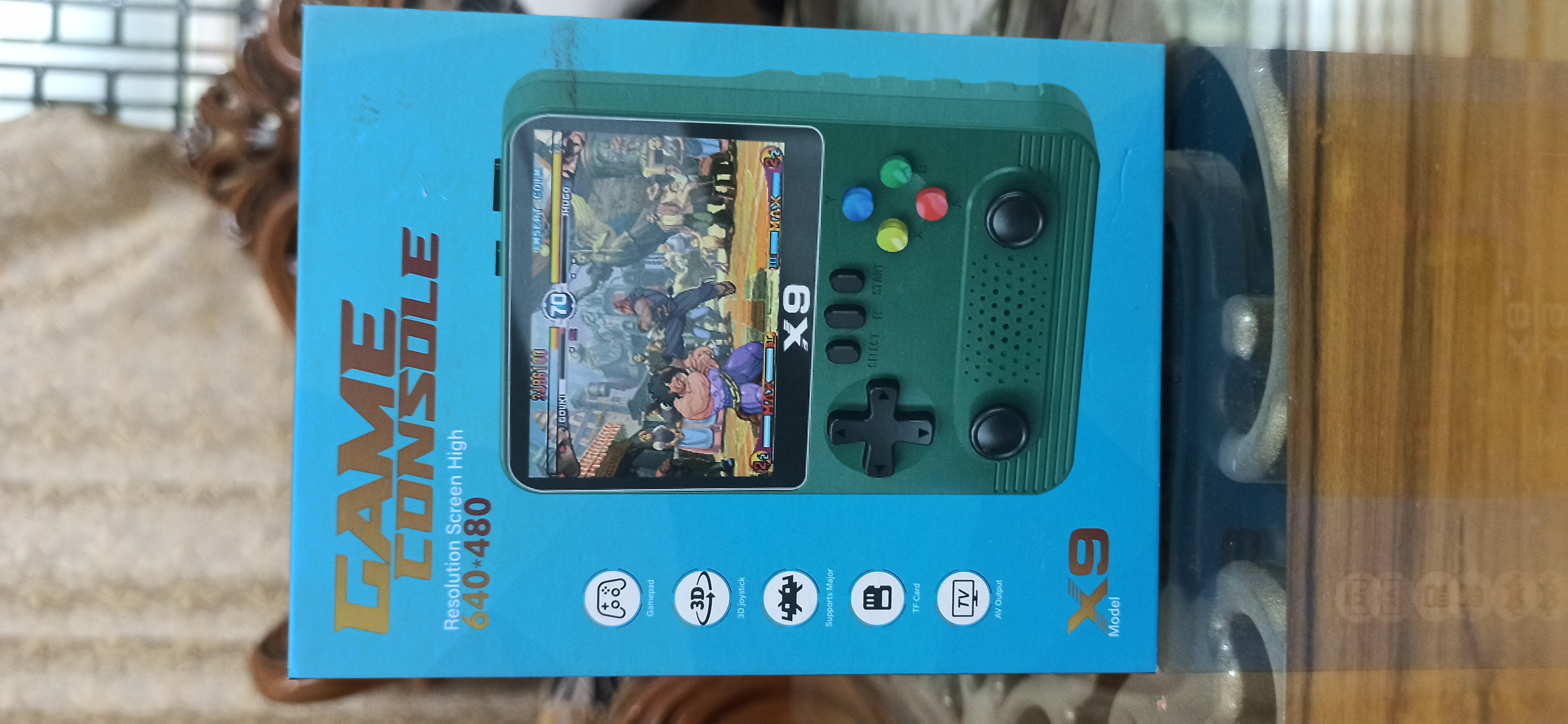 X9 Game Console 🎮 | 4000+ Classic Games | 90’s Childhood Memory | Rechargeable Battery | 3.5" HD Screen |