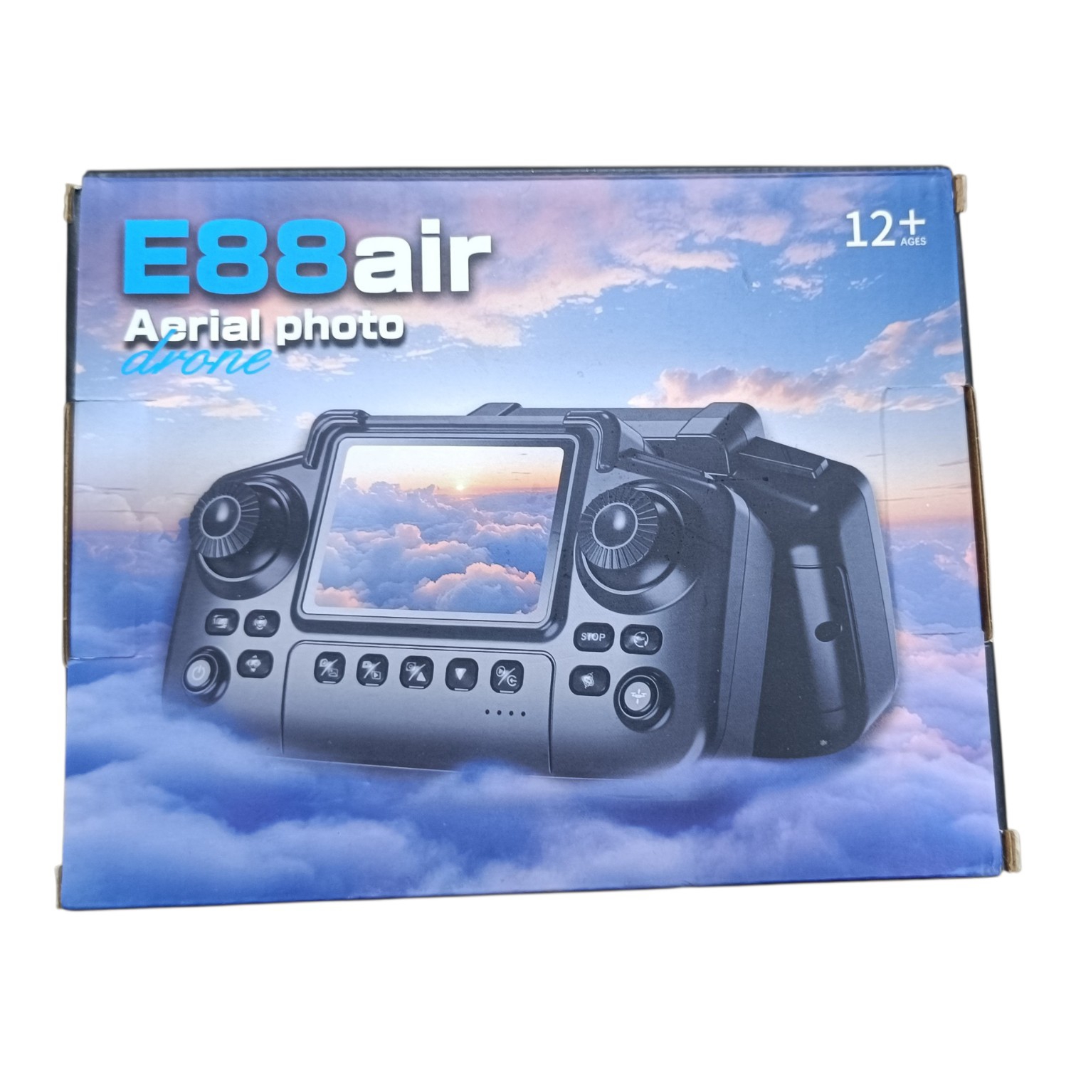 E88 Air Aerial Photo Drone – HD Dual Camera, 2 Battery, 360° Roll & Gesture Control 🚁🔥_img_1