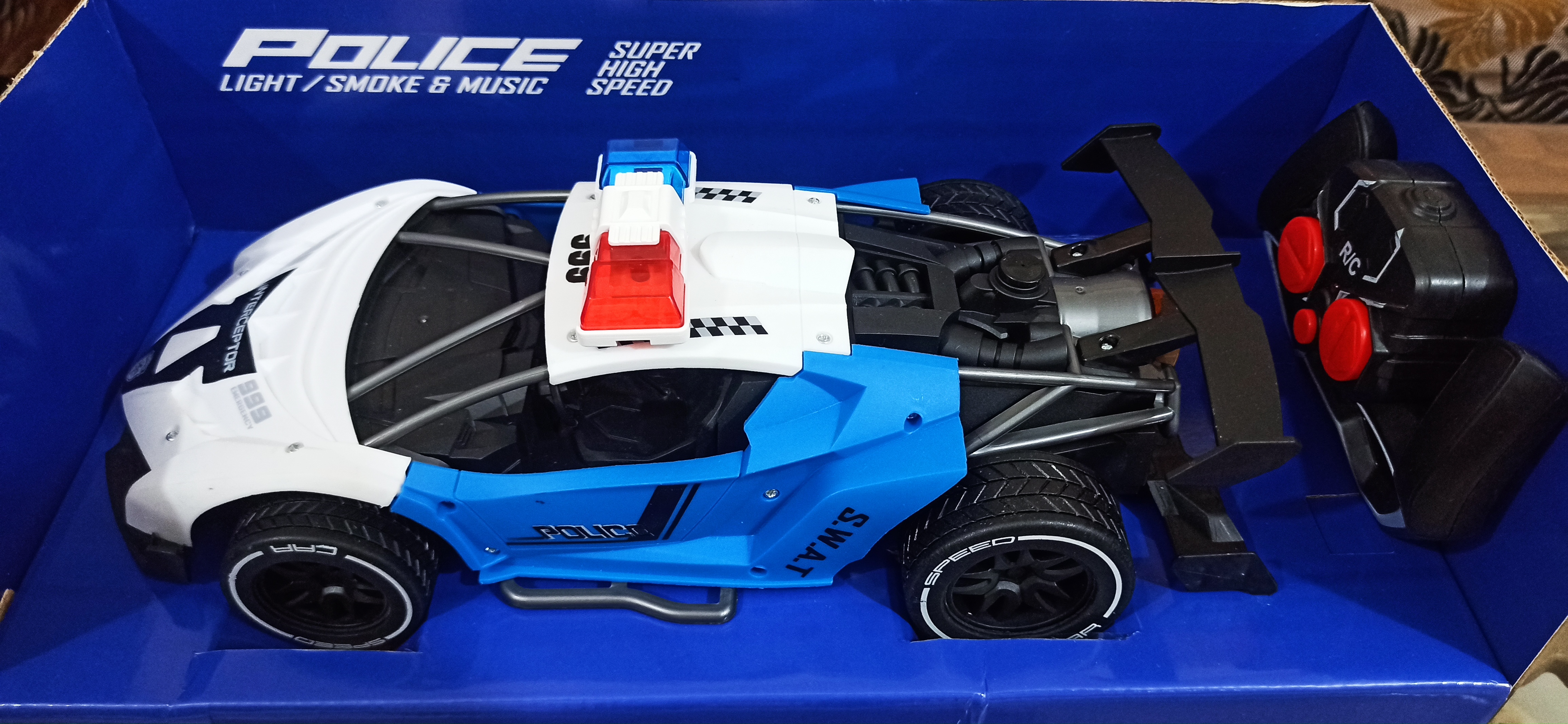 MOKA Super Sonic Smoke Racing Car – Light, Music & Real Smoke Effect | High-Speed Sports RC Car_img_0
