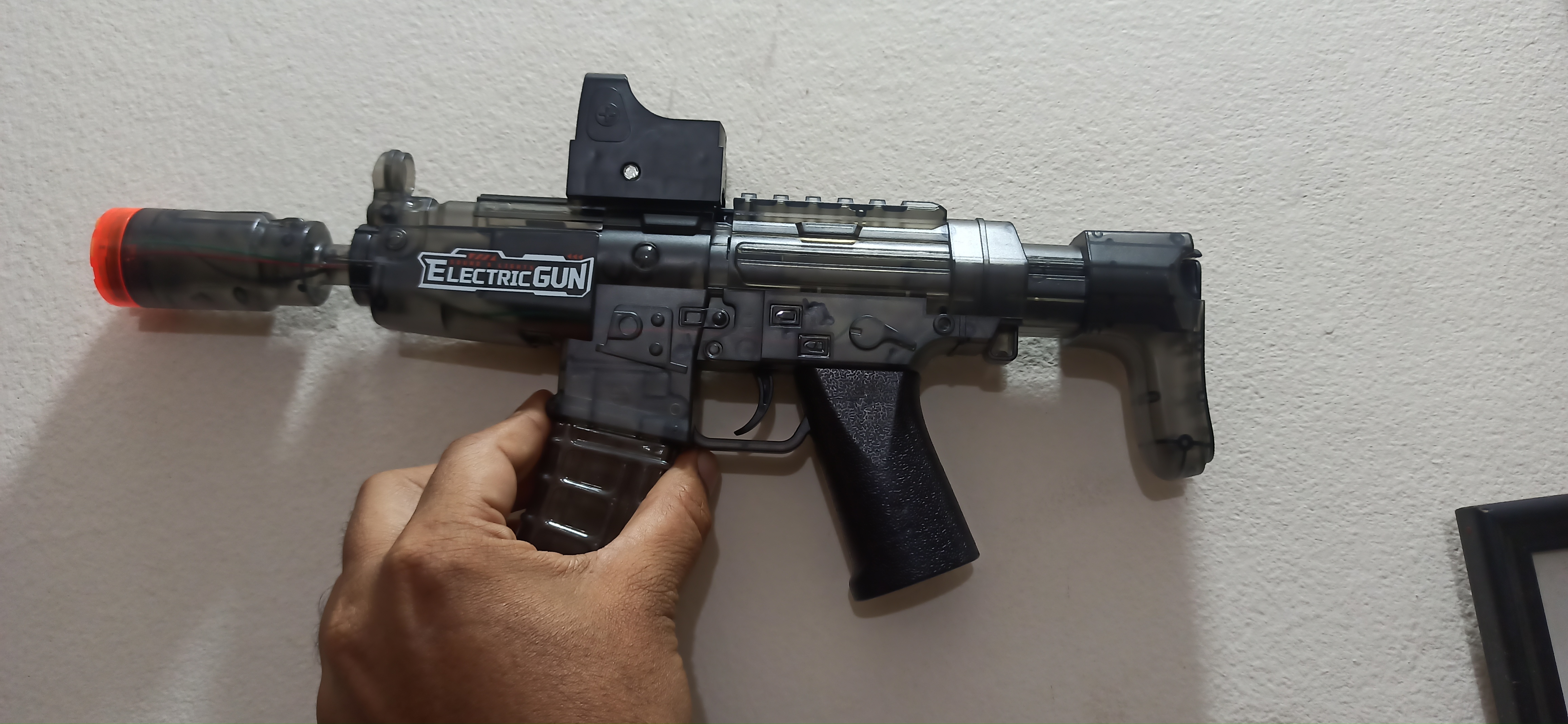 Beat Burst Electric MP5 Toy Gun – রিচার্জেবল সাউন্ড, লাইট ও রিয়েলিস্টিক স্মোক স্প্রে অ্যাকশন (Age 3+)_img_2