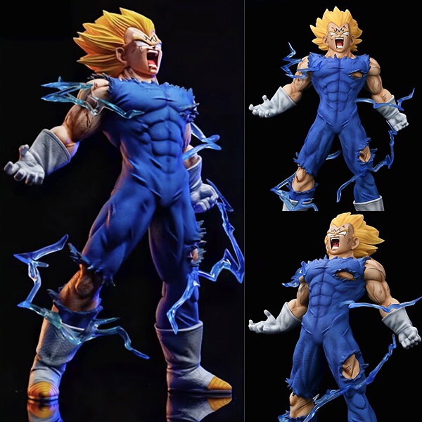 Dragon Ball Z Majin Vegeta Battle Damaged 27cm PVC Action Figure - ড্রাগন বল জি ভেজিটা ফিগার