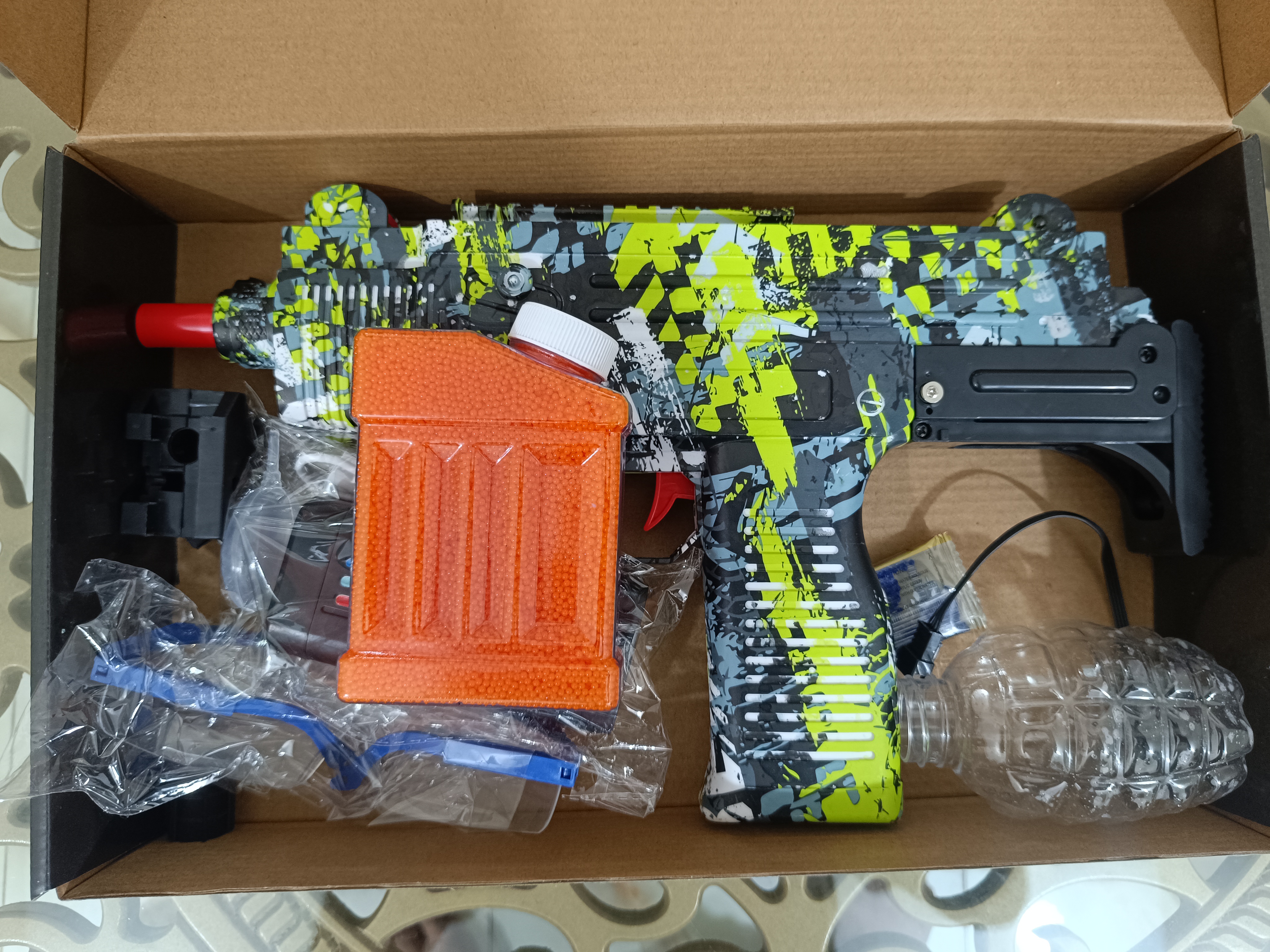 1 lac pcs bullet|Electric Toy Model Gun | Colorful Smoke Spray | Water Bullet Gun_img_1