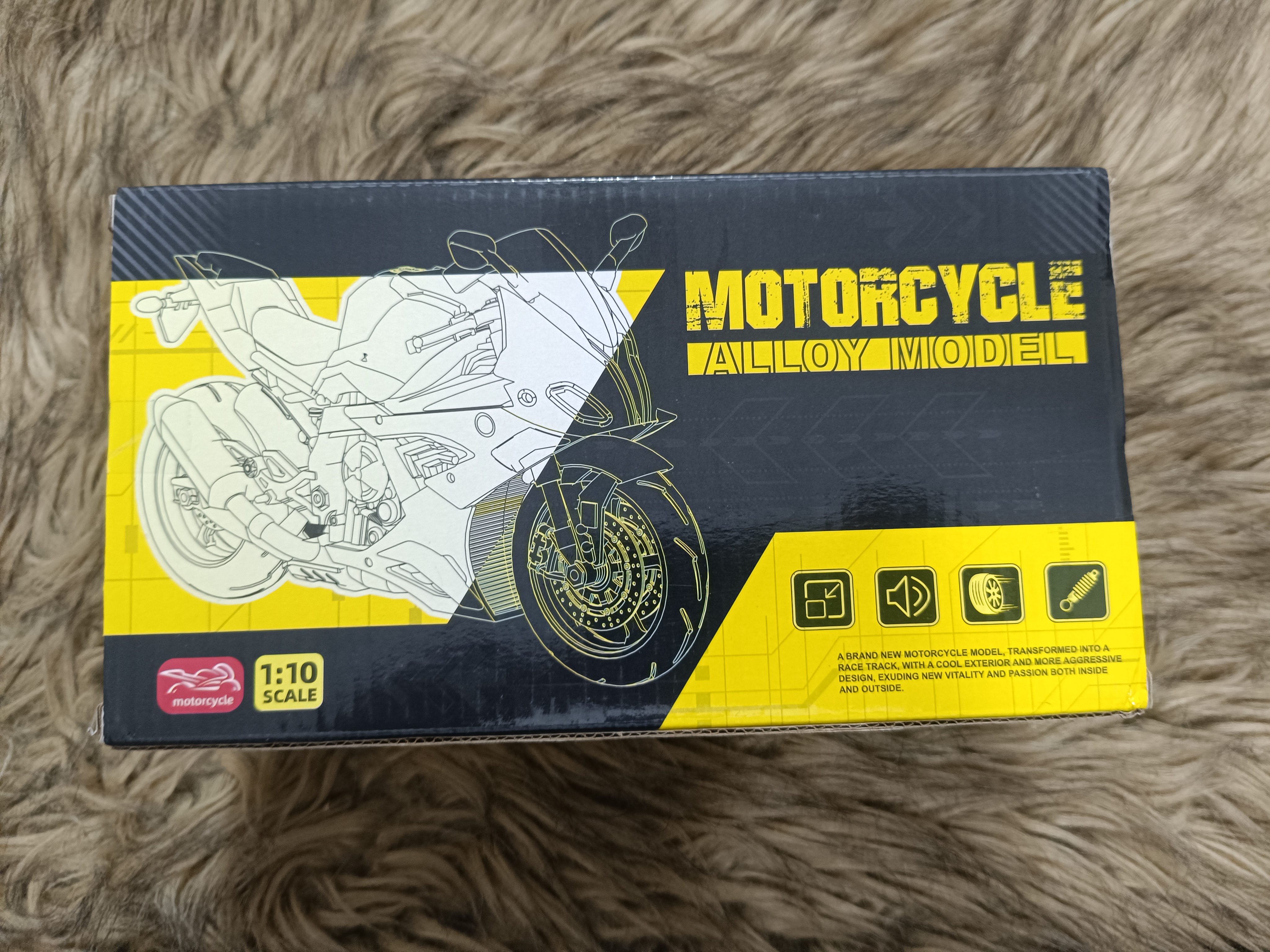 1:10 Scale Alloy Model Motorcycle – Ducati Corse Style Racing Bike 🏁🔥_img_3
