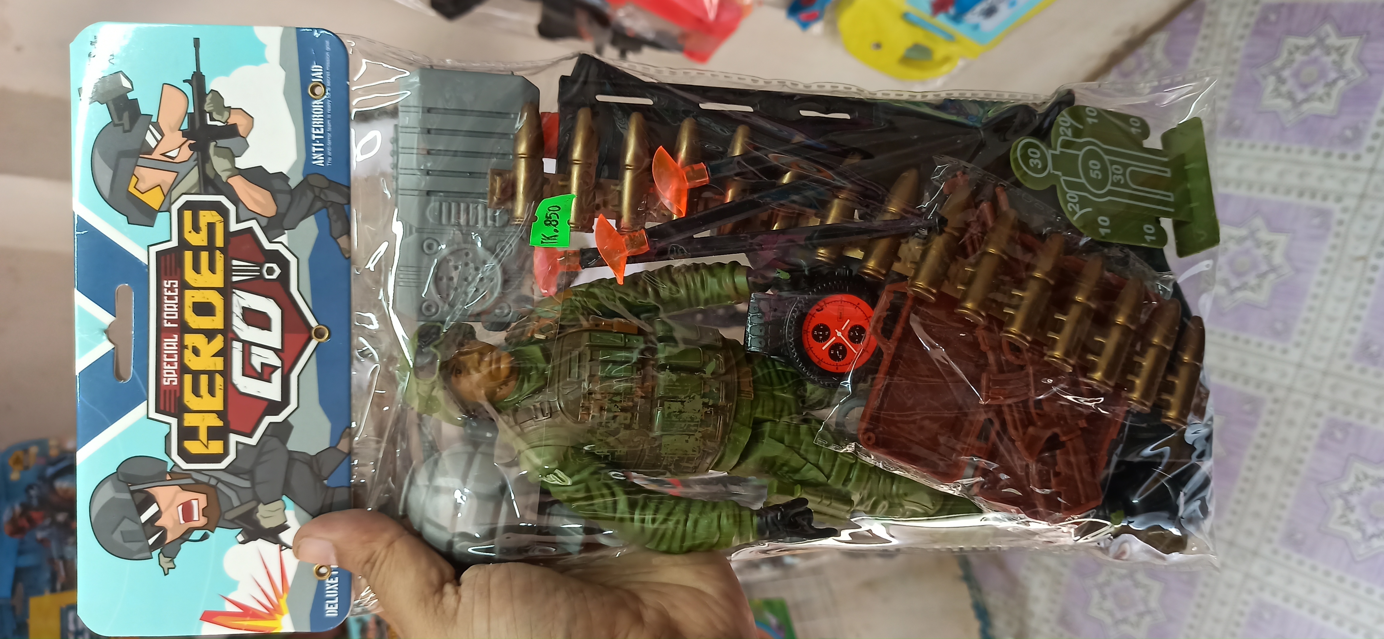 🎯 Heroes GO Military Soldier Action Figure Toy Set with Gun & Accessories_img_1