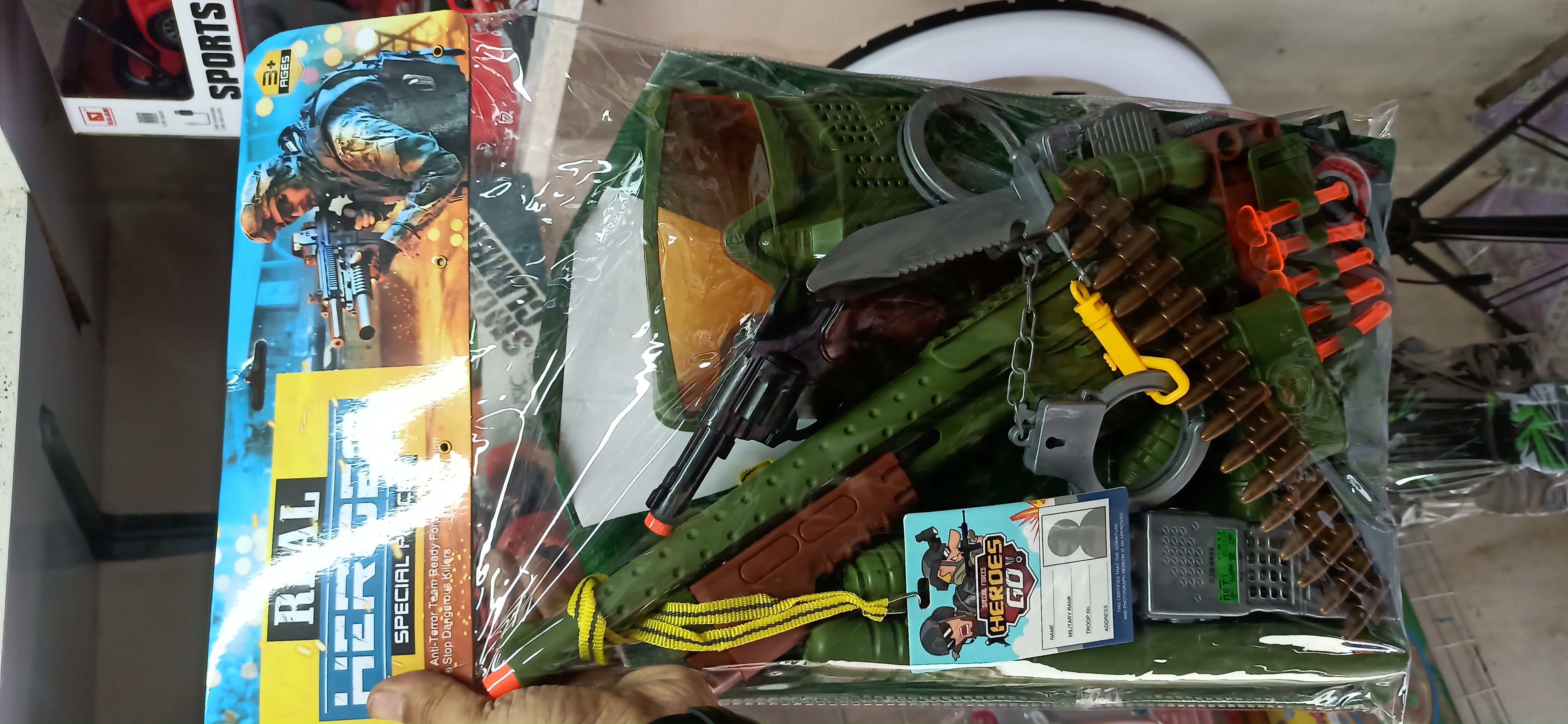 🔥 Real Hero Military Army Gun Set | Kids Special Action Toy Set 🪖🔫_img_0