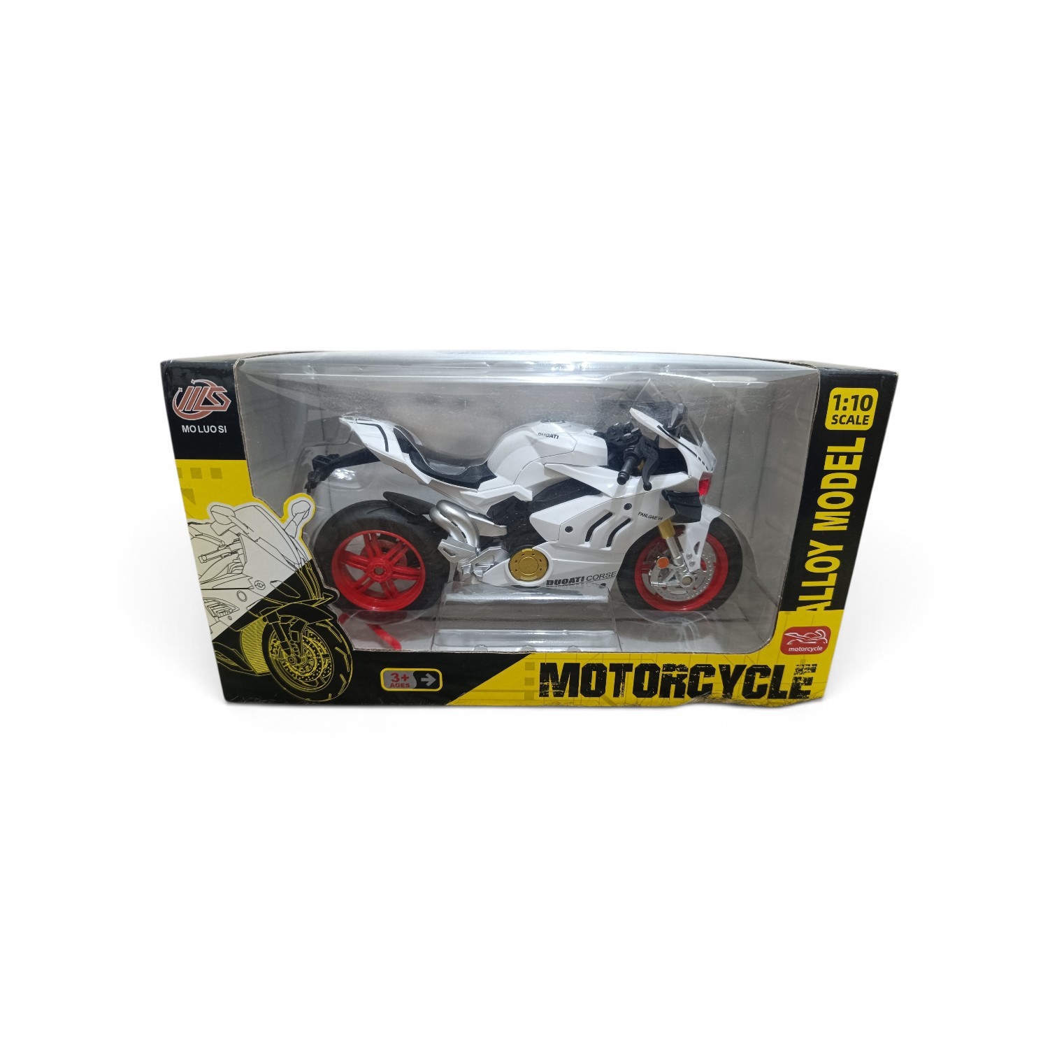 1:10 Scale Alloy Model Motorcycle – Ducati Corse Style Racing Bike 🏁🔥_img_2