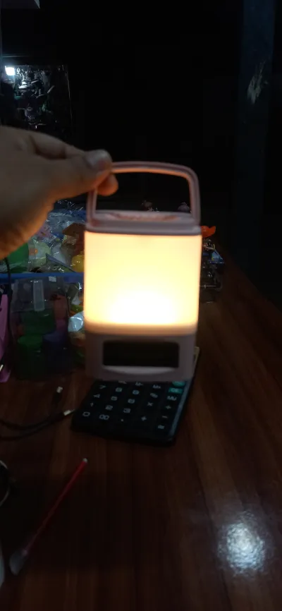 Rechargeable H-33+ LED Desk Lamp with Digital Clock Display_img_2
