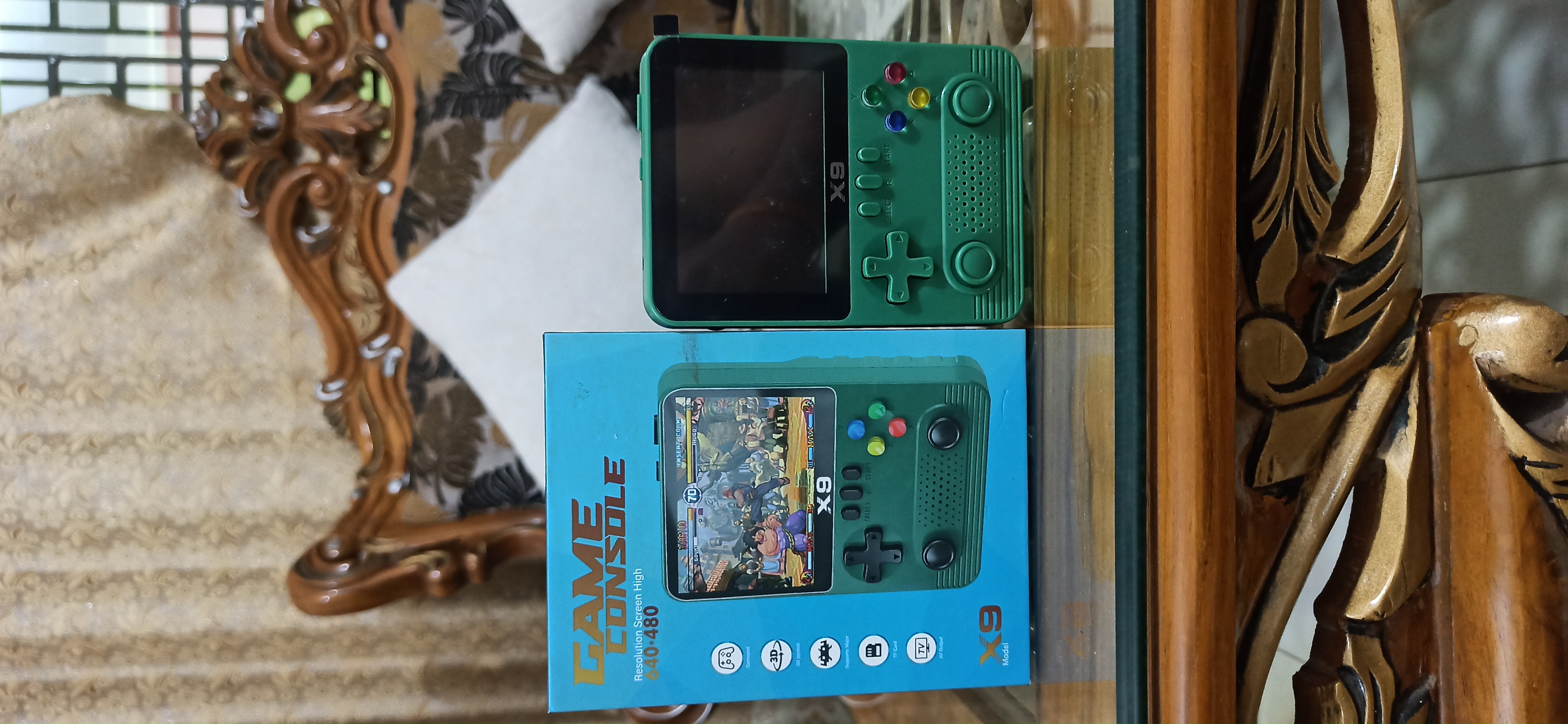 X9 Game Console 🎮 | 4000+ Classic Games | 90’s Childhood Memory | Rechargeable Battery | 3.5" HD Screen |_img_1