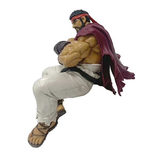 Street Fighter Ryu Sitting Pose Figure – Ramen Pressure Doll | Anime Decoration Figurine 🍜🔥_img_2