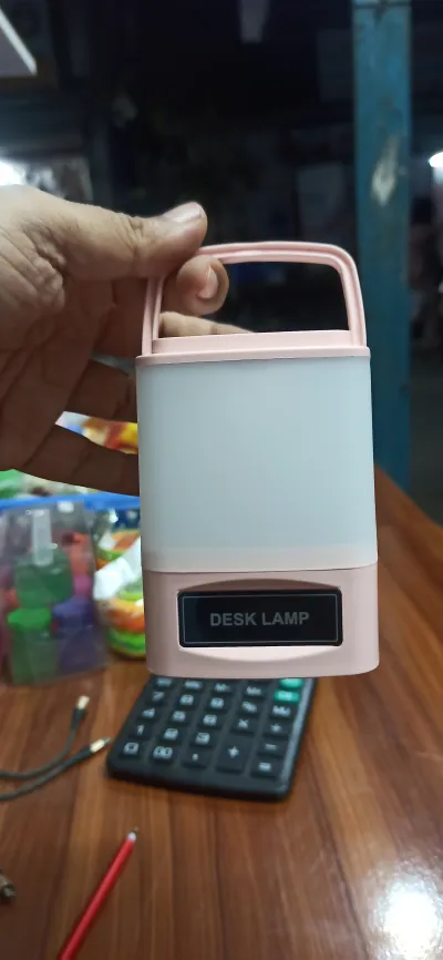 Rechargeable H-33+ LED Desk Lamp with Digital Clock Display_img_1