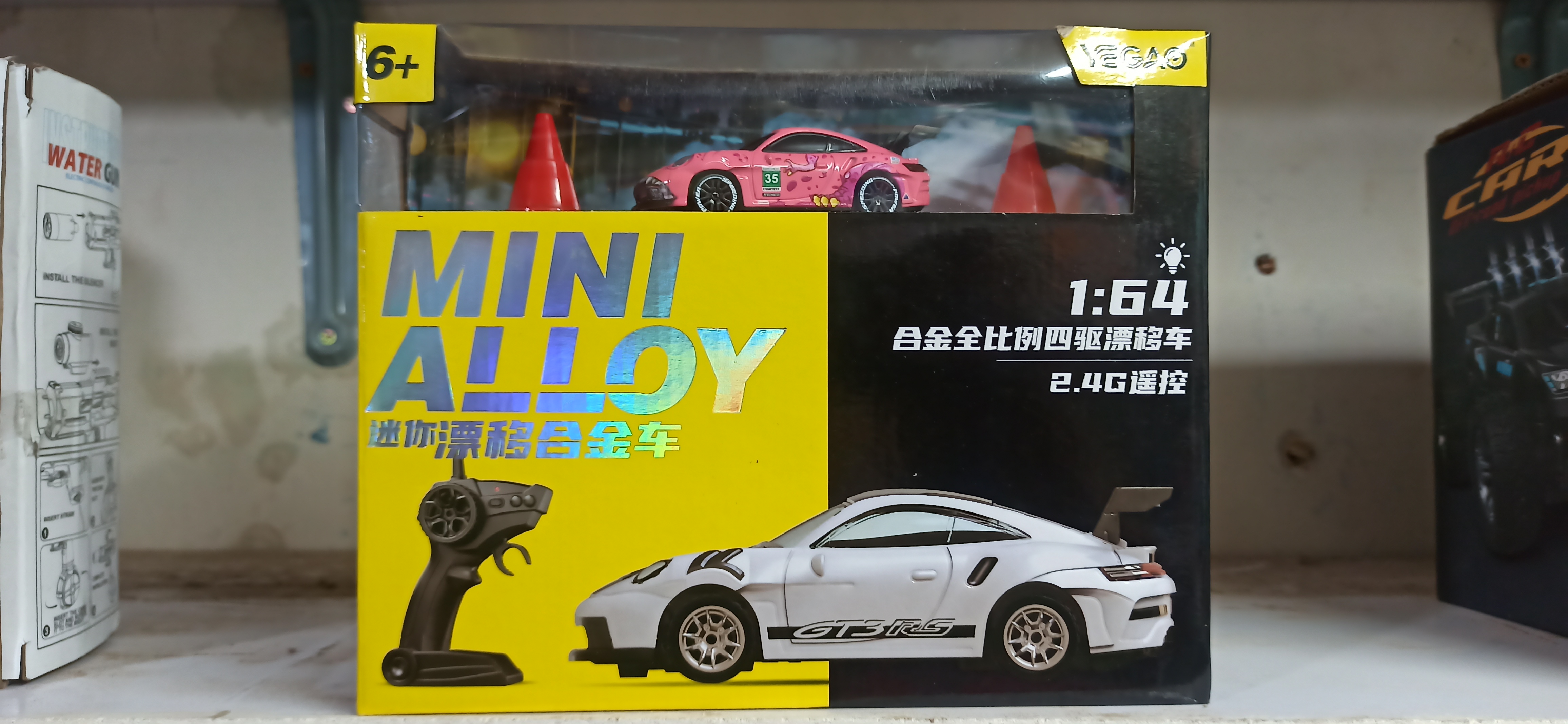 1:64 মিনি অ্যালয় RC ড্রিফট কার – 2.4GHz রিমোট কন্ট্রোল রেসিং কার_img_1