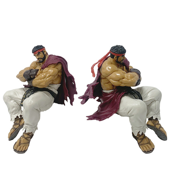 Street Fighter Ryu Sitting Pose Figure – Ramen Pressure Doll | Anime Decoration Figurine 🍜🔥_img_3