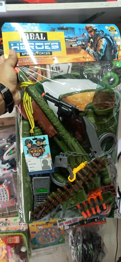 🔥 Real Hero Military Army Gun Set | Kids Special Action Toy Set 🪖🔫_img_1