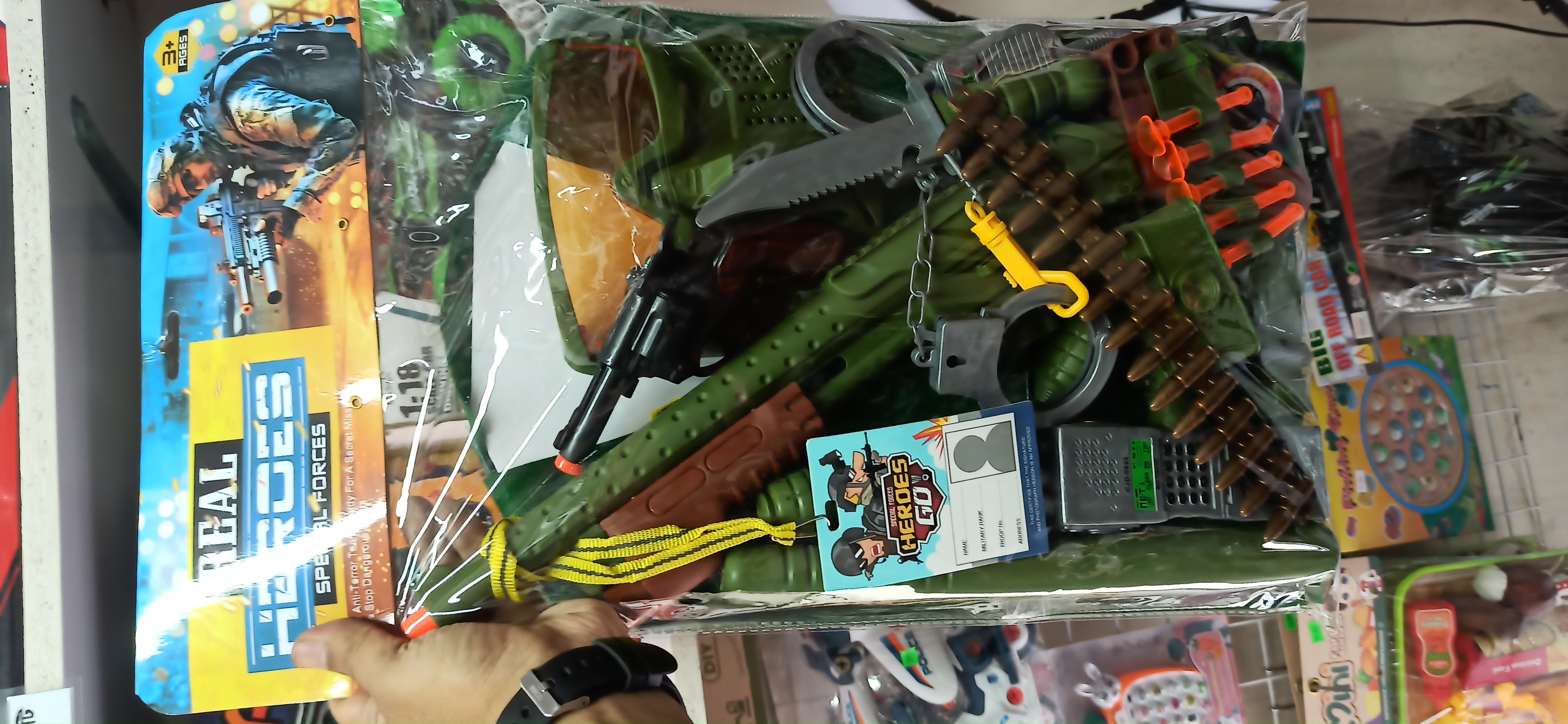 🔥 Real Hero Military Army Gun Set | Kids Special Action Toy Set 🪖🔫_img_1