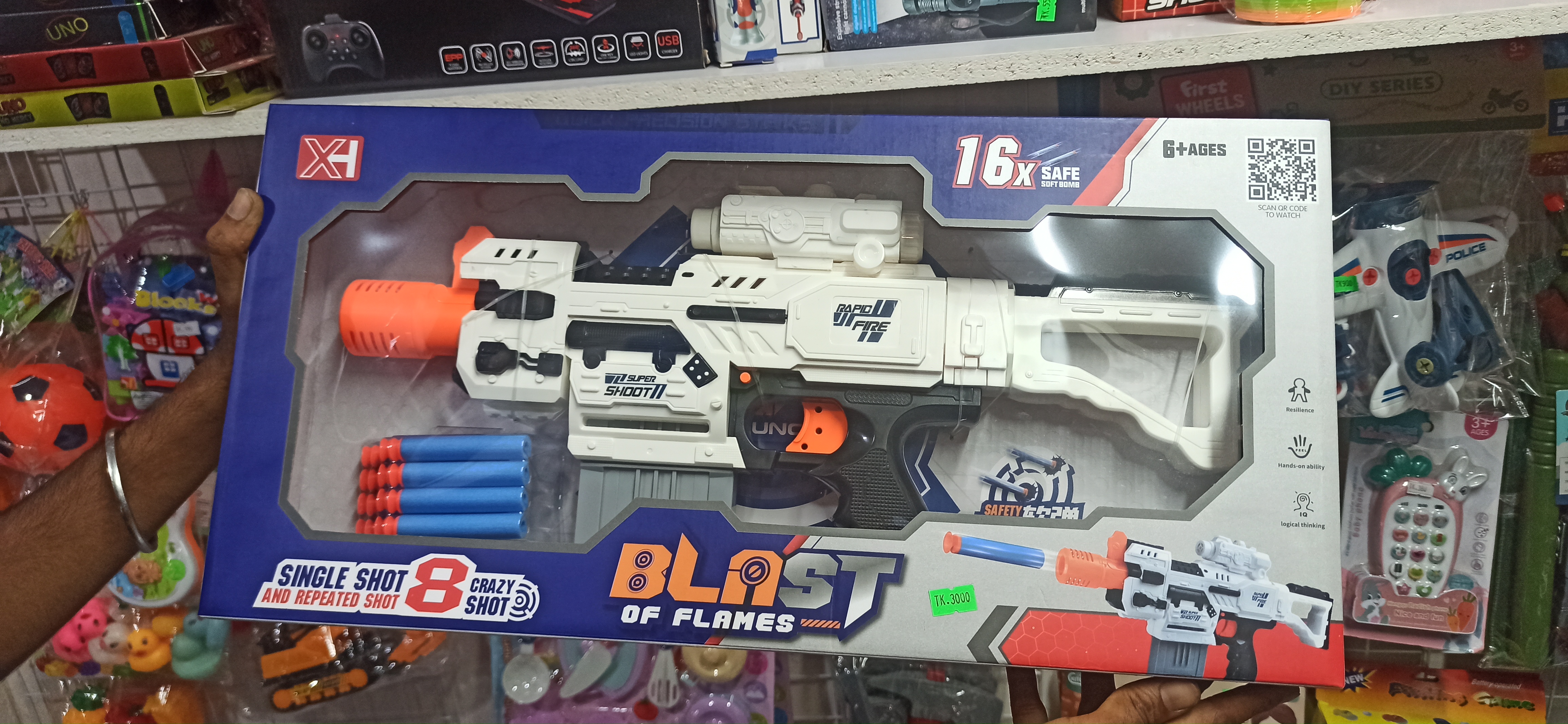 🚀 X1 Blaster Toy Gun | 16X Soft Bullet Shooting Fun 🔥_img_4