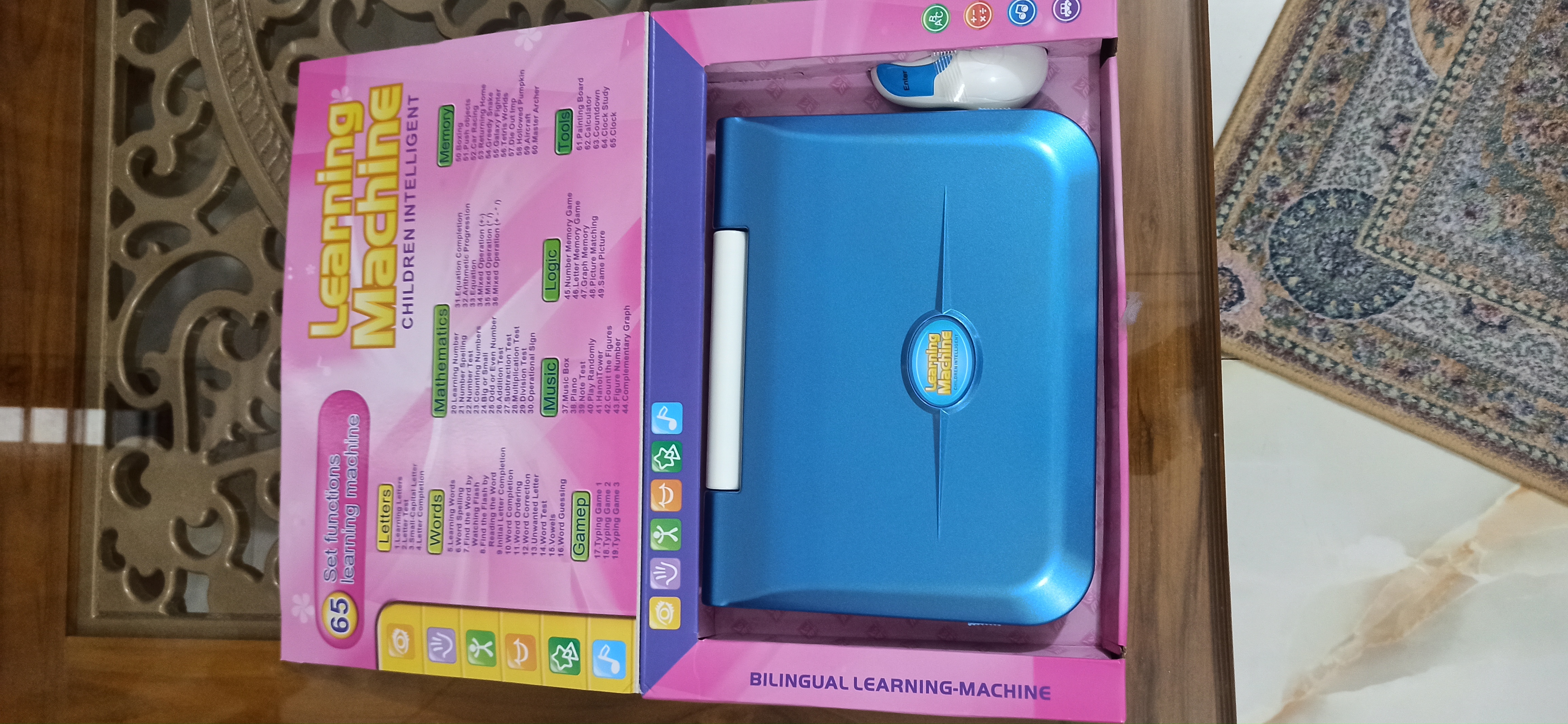 কিডস লার্নিং মেশিন — ৬৫টি ফাংশনসহ বাচ্চাদের বুদ্ধিমত্তা বাড়ানোর ম্যাজিক গ্যাজেট!_img_2