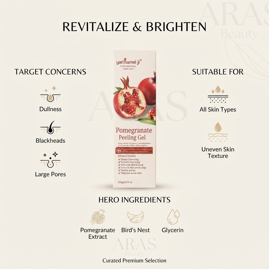 Yannamei Ji Pomegranate Peeling Gel — 250 g_img_1