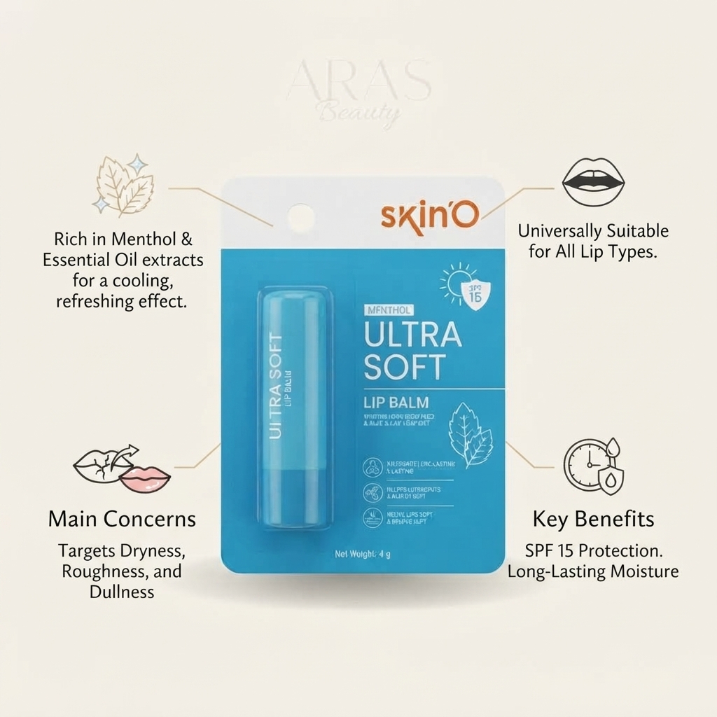 Skin'O Ultra Soft Lip Balm (Menthol) 4 g_img_1
