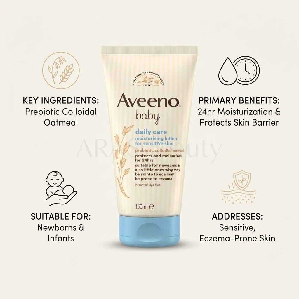Aveeno Baby Daily Care Moisturising Lotion 150ml_img_1