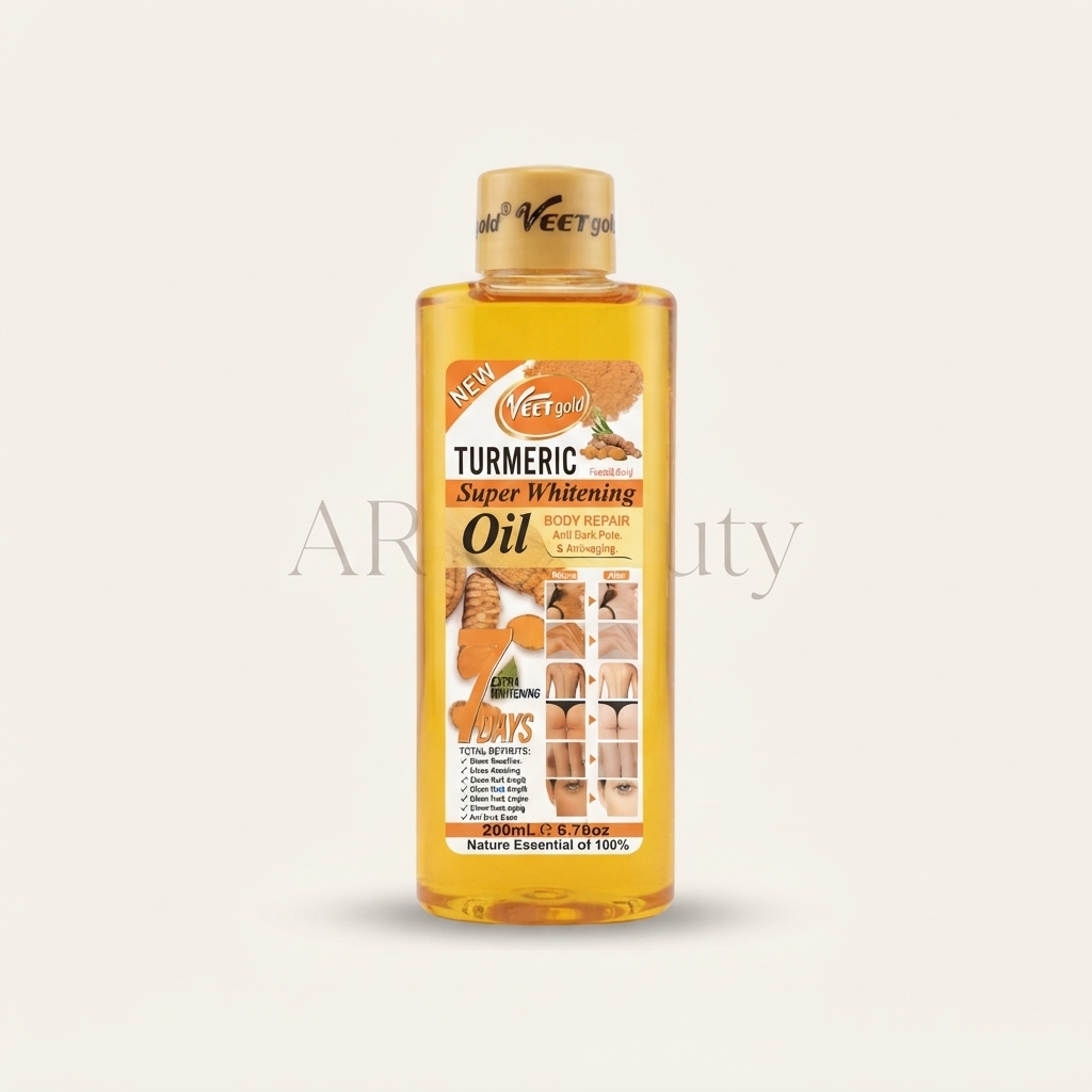 VEET GOLD Turmeric Super Whitening Body Repair Oil 200ml_img_0