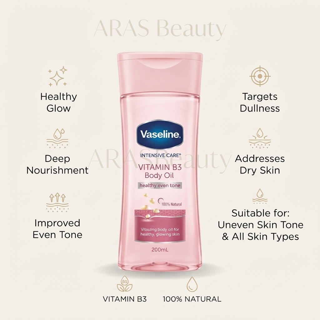 Vaseline Intensive Care Vitamin B3 Body Oil 200 mL_img_1