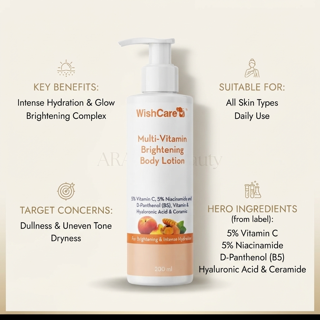 WishCare Multi Vitamin Brightening Body Lotion 200ml_img_1