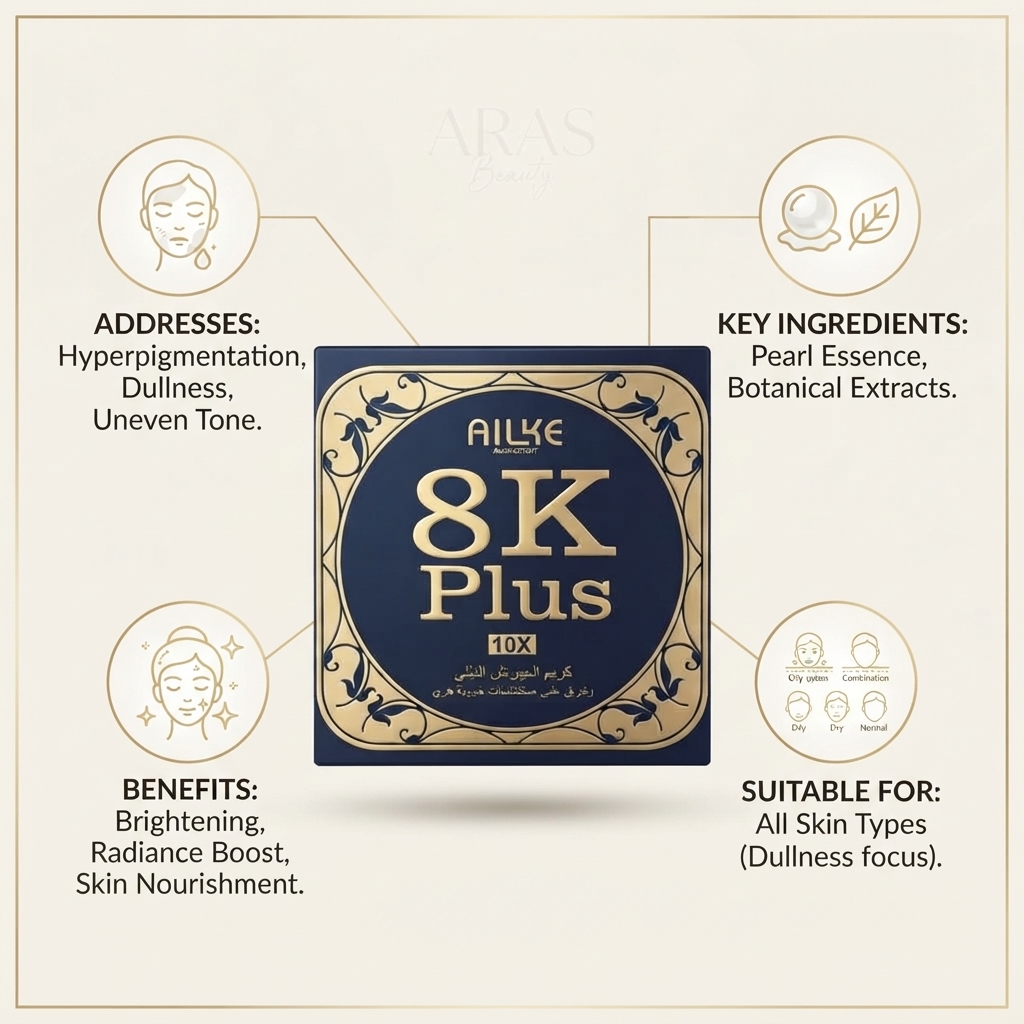 Ailke 8K Plus 10X Dark Spot Whitening Night Cream_img_1