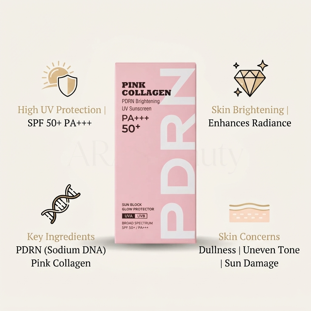 DABO Pink Collagen PDRN Brightening UV Sunscreen SPF 50+ PA+++ 50 mL_img_1