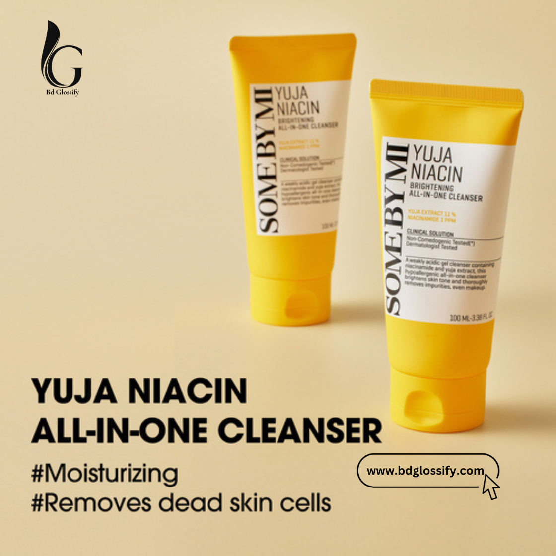 SOME BY MI Yuja Niacin Brightening All-In-One Cleanser 100ml thumbnail 3