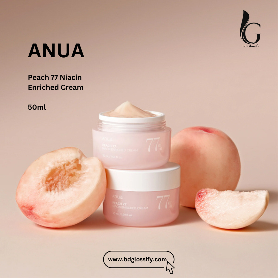 Anua Peach 77 Niacin Enriched Cream (50ml)
