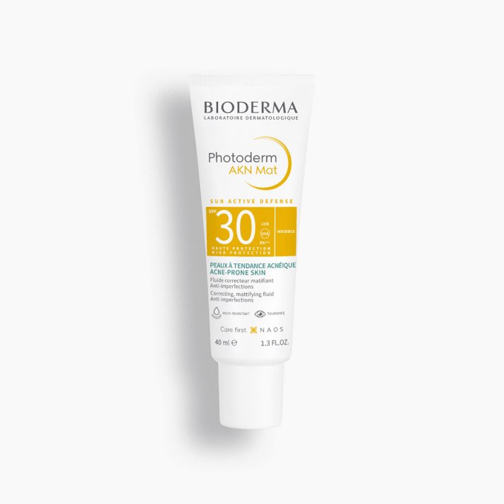 Bioderma Photoderm AKN Mat Sun Active Defense SPF 30 UVB (UVA) Acne-Prone Skin 40ml