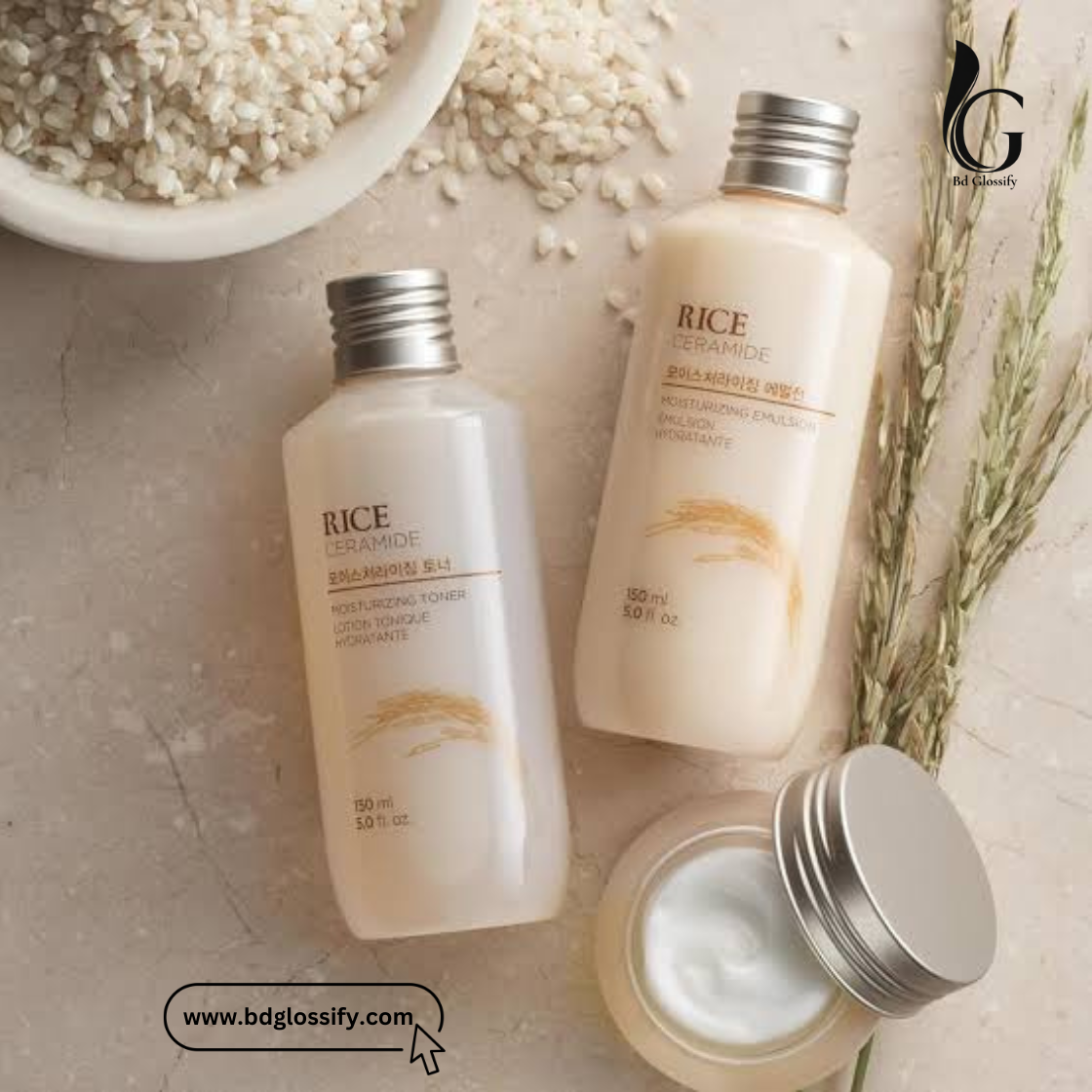 The Face Shop- Rice & Ceramide Moisturizing Emulsion (150ml) thumbnail 2