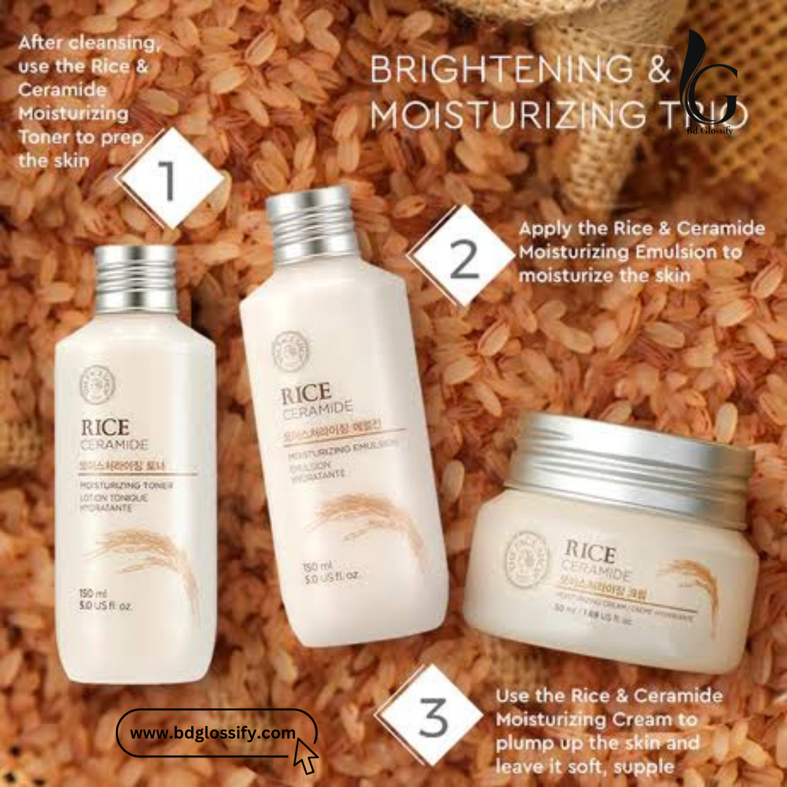 The Face Shop - Rice Ceramide Moisturizing Cream - 50ml thumbnail 3