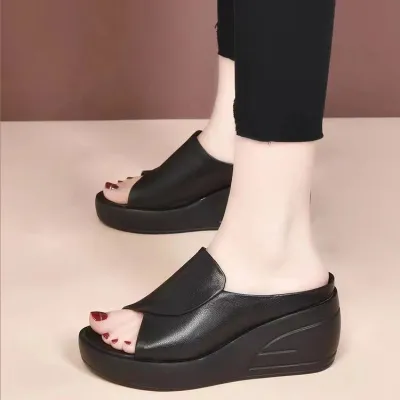 New Summer Style Wedge Heel EVA Soft Sole Slippers for Women Sandals - L-04_img_2