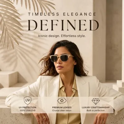 BELMONT OASIS LUXURY White Gold Sunglass_img_1