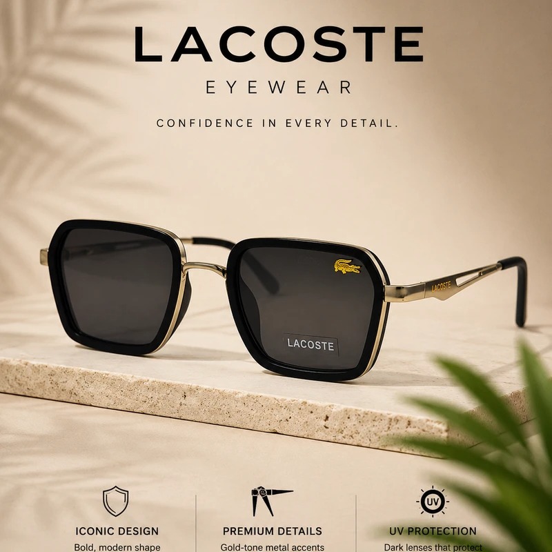 LACOSTE Black Silver Edition