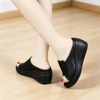 New Summer Style Wedge Heel EVA Soft Sole Slippers for Women Sandals - L-04_img_4