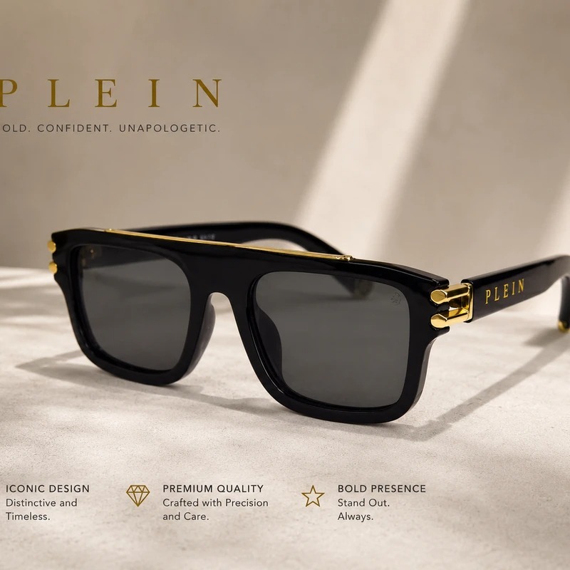 PHILIPP PLEIN Gold Black Bold