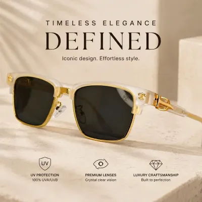 BELMONT OASIS LUXURY White Gold Sunglass_img_2
