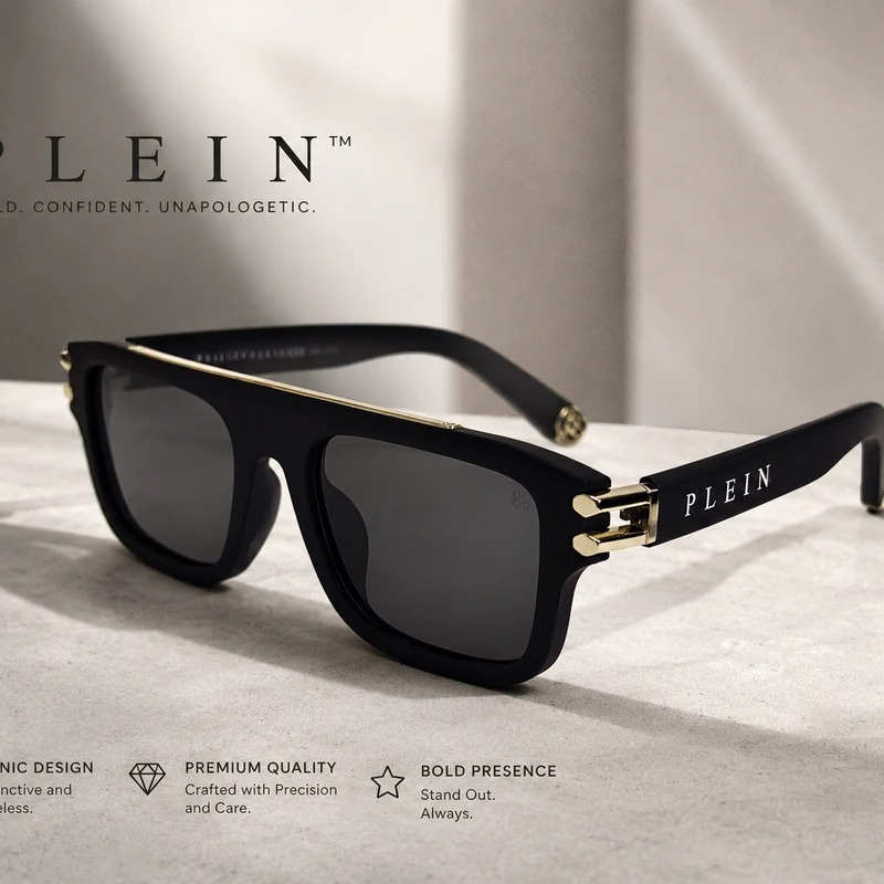 PHILIPP PLEIN Mat Black Bold
