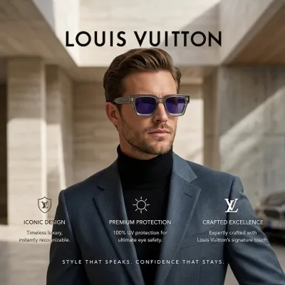 LOUIS VUITTON Modern Edition Shadow Ash Blue Cut Lens_img_0